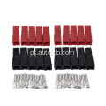 Conjunto masculino de conector de powerpole vermelho/preto/preto 15A/30A/45A